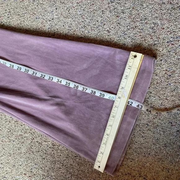 Avia Light Purple Velour Casual Cozy Pull On Pants Women Plus Size XXXL (22) - Picture 5 of 8